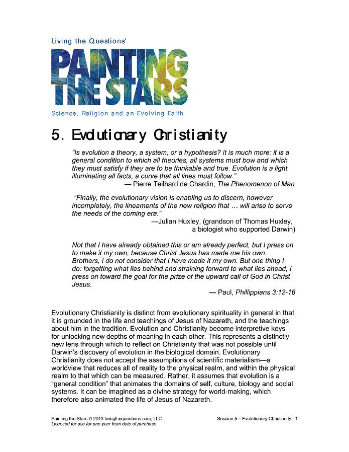 Painting the Stars Session 5 Participant Guide | Amplify Media