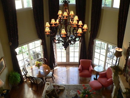 Two Story Living Room