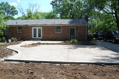 New Concrete Patio and Drive