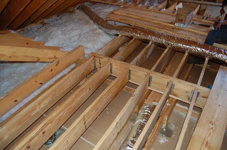  Frame in for New Floor