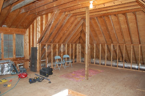 New Attic Craft Room