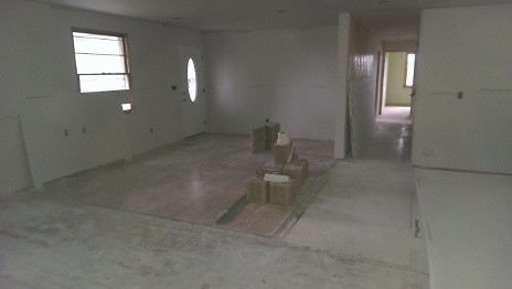 New Walls being Installed
