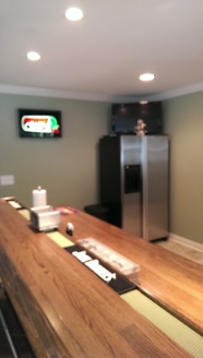 Wood Finish on Bar Surfaces