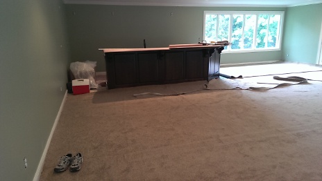 Carpet being installed 2