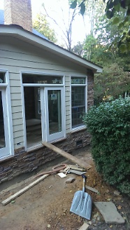 Stone Exterior Install 2