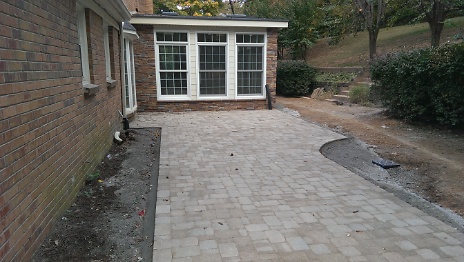 Pavers Installed
