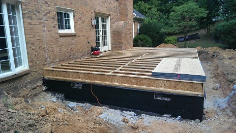 Start of Sunroom Floor System 2