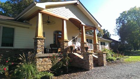 Front Porch with Western Cedar Columns