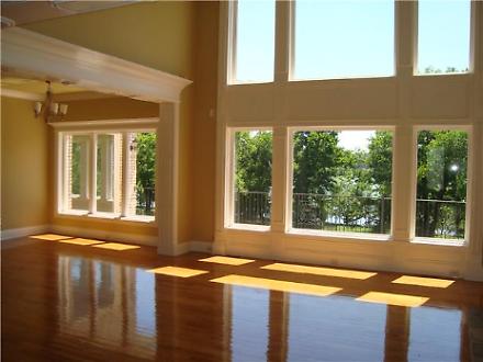 Lakefront, Two Story Living Room