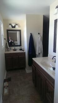 After - Converted Room to Bathroom