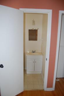 Before - Doorway to Bathroom
