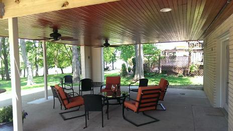 After - Covered Porch With Furniture