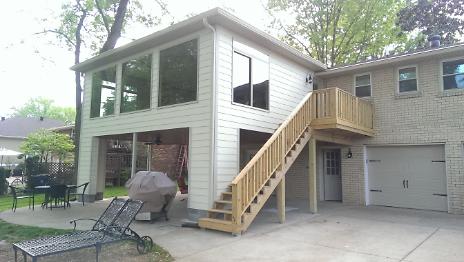 After - New Sunroom and Covered Porch