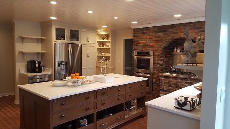After - New Kitchen Island