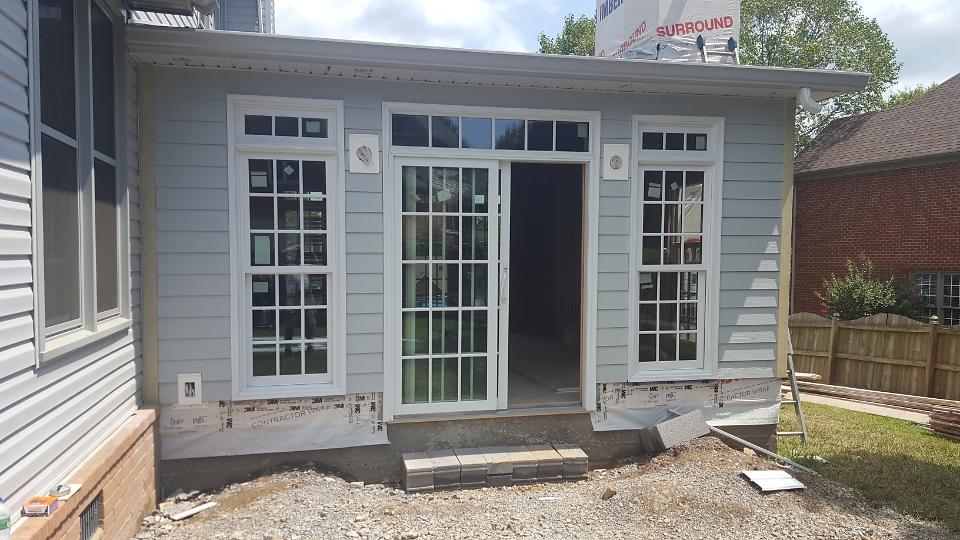 Sliding door to patio