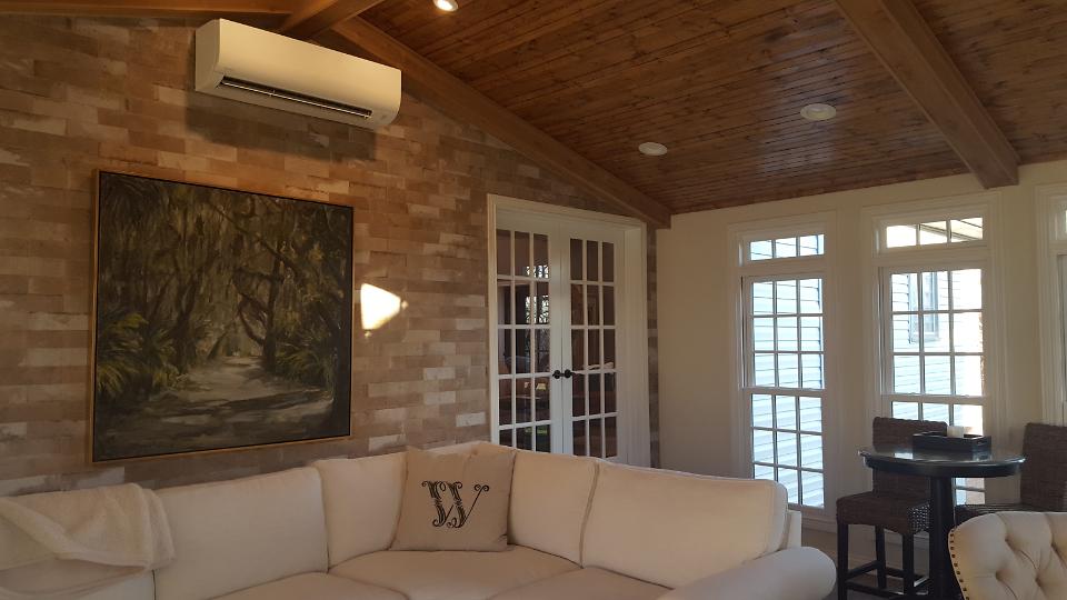 French door into kitchen