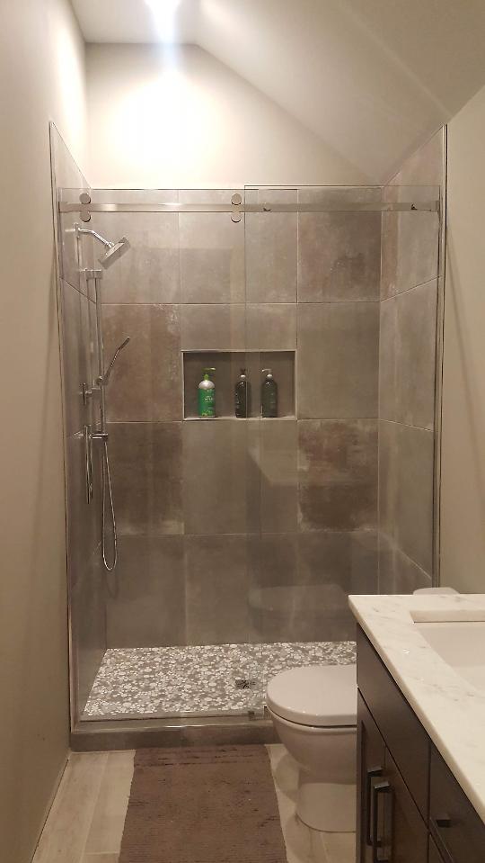 Completed boys shower 1